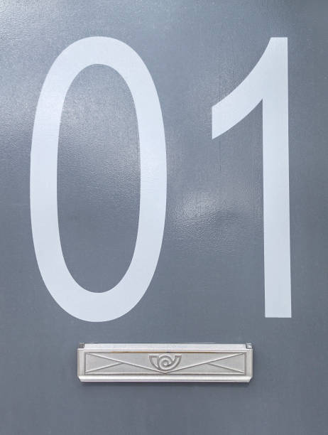 istock House number 01 over grey metal surface 1470153987
