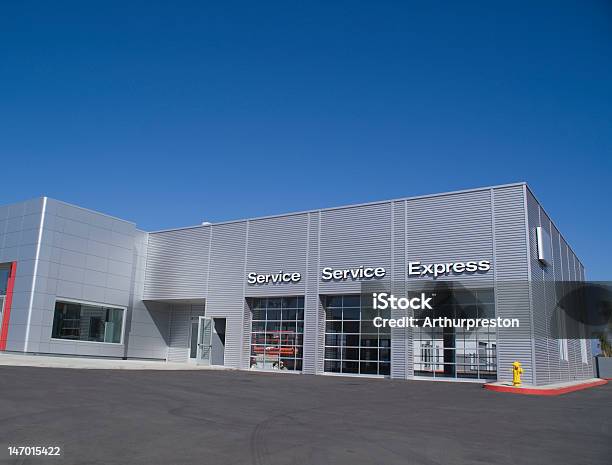 Automotive Service Station Stock Photo - Download Image Now - Auto Repair Shop, Building Exterior, Outdoors