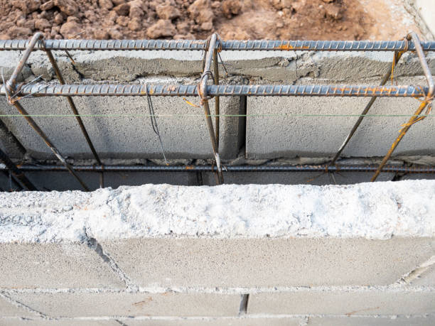 istock The reinforcement steel bar of the framework. 1470154854