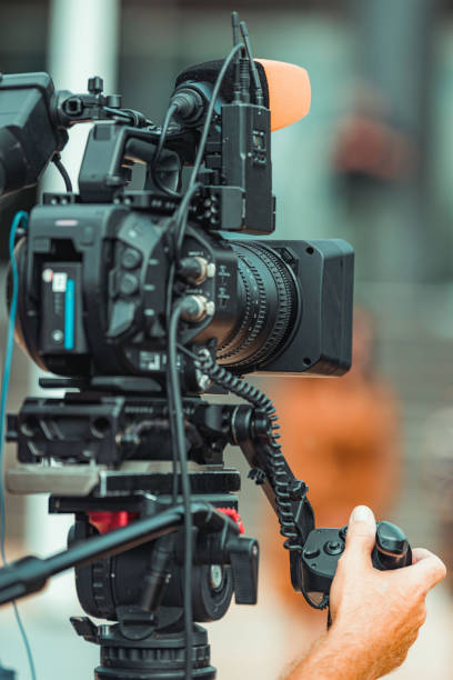 istock TV Camera Recording a Publicity Event 1470155172