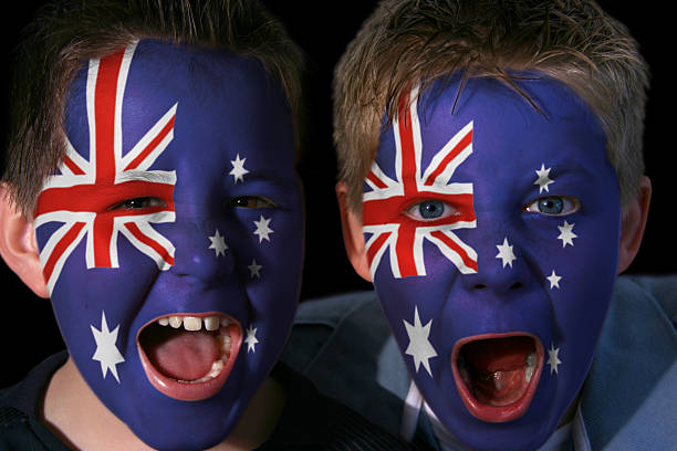 istock Young Australian Rugby Fans 147015891