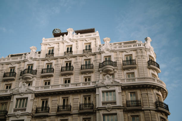 istock Elegant residential building facades 1470163900