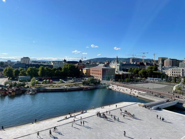 istock Oslo City Centre viewed from Operahuset 1470164948