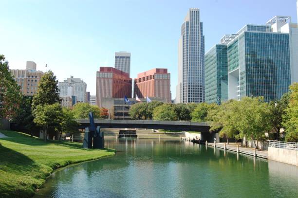 estação do centro da cidade de omaha - nebraska imagens e fotografias de stock