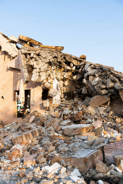 istock The old houses was demolished 1470169477