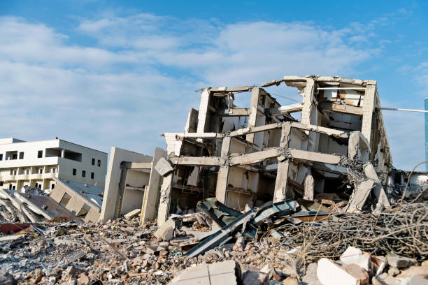 The old houses was demolished.