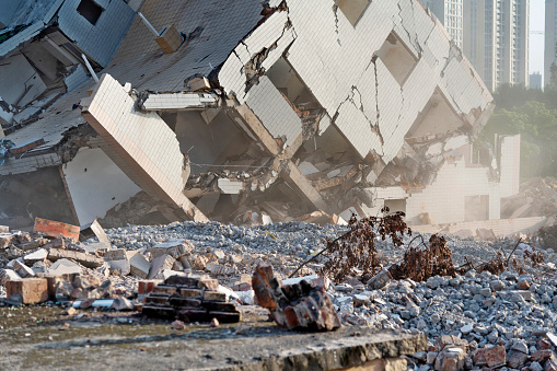 The old houses was demolished.