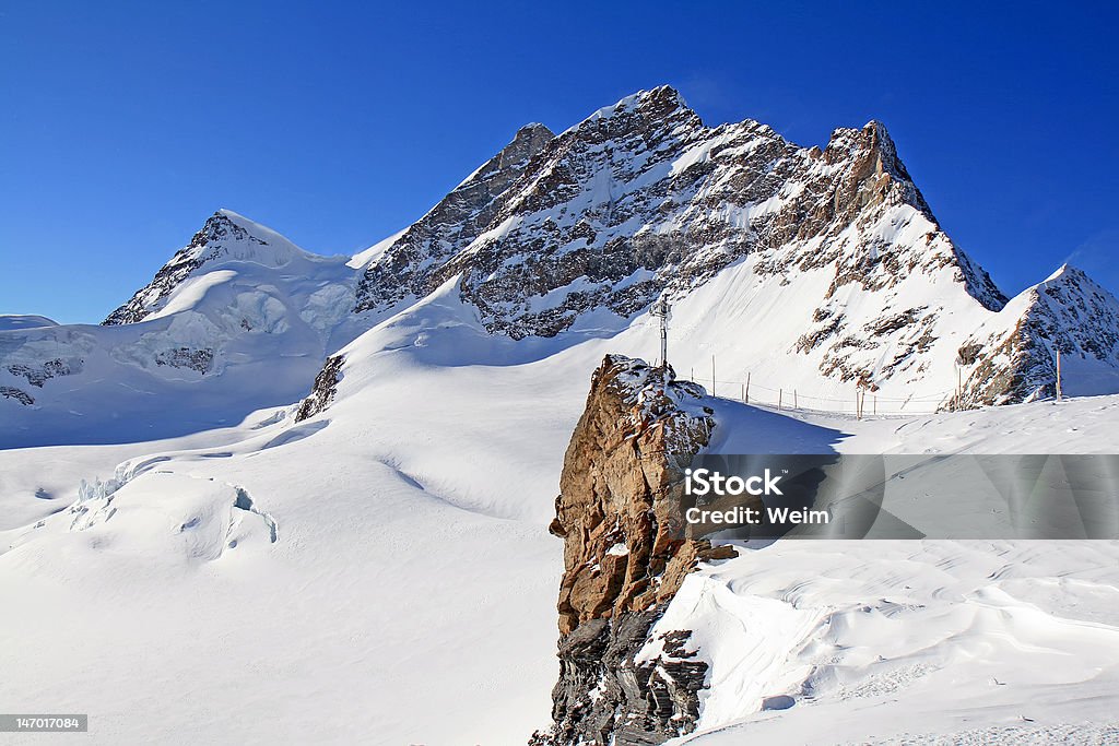 Monte de Jungfrau, Suíça - Royalty-free Alpes Europeus Foto de stock