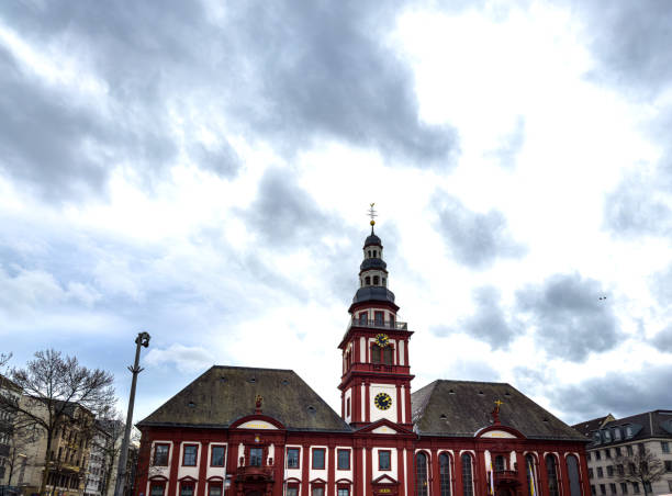 Street view of downtown Mannheim, Germany