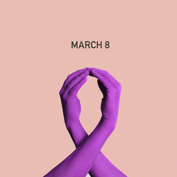 istock text march 8 and violet awareness ribbon 1470172842