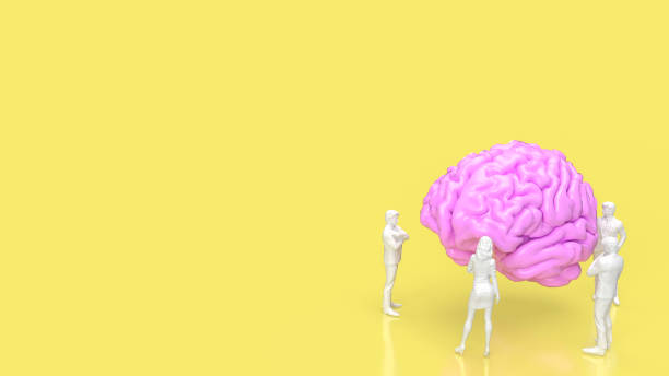 istock The people and brain on yellow background for creative or teamwork concept 3d rendering 1470180464