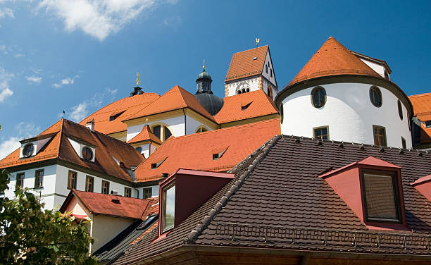 istock Red tile roof, Castle, Germany 147018445
