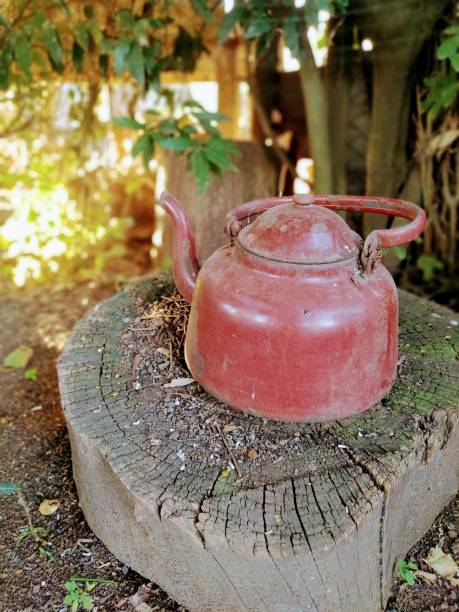 istock Kettle for to drink mate in the field 1470185423