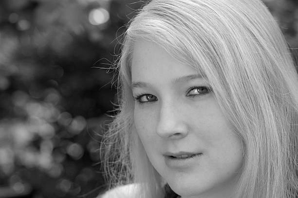 istock Pretty young woman looking seriously 147019258