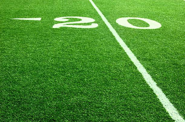 istock American Football Twenty Yard Line 147019472