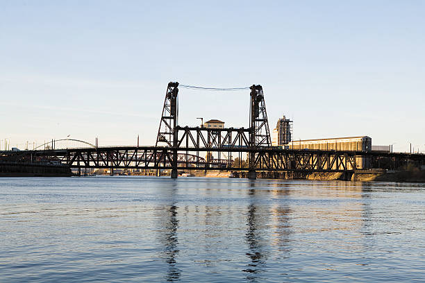 istock Steel Bridge in Portland Oreson 147019987