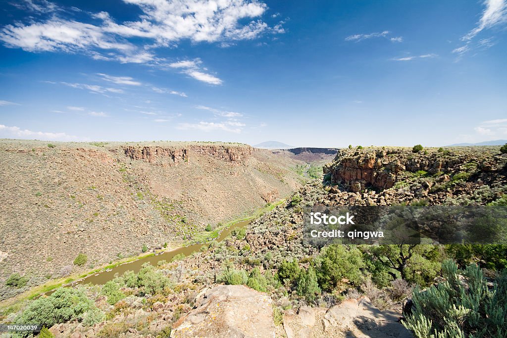 Rio Grande River Gorge, Nuevo México, terminador salvación - Foto de stock de Acantilado libre de derechos