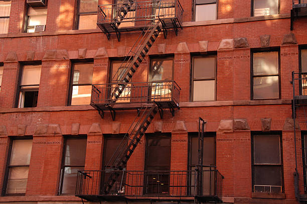 istock Tenement buildings, New York 147020193
