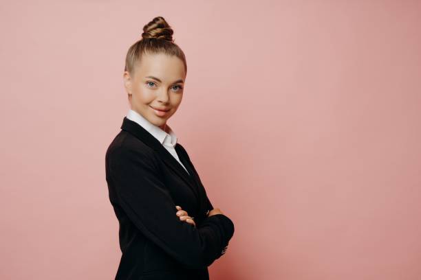 istock Professional female boss looking confidently at camera 1470209857