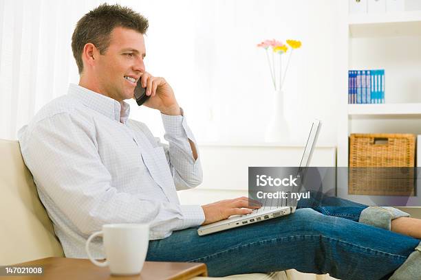 Working At Home Stock Photo - Download Image Now - 30-39 Years, 35-39 Years, Adult