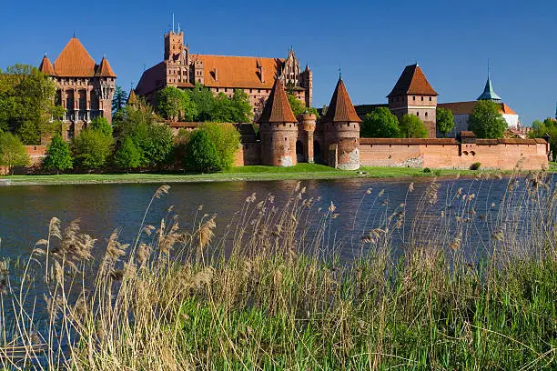 the gothic castle Malbork in Poland