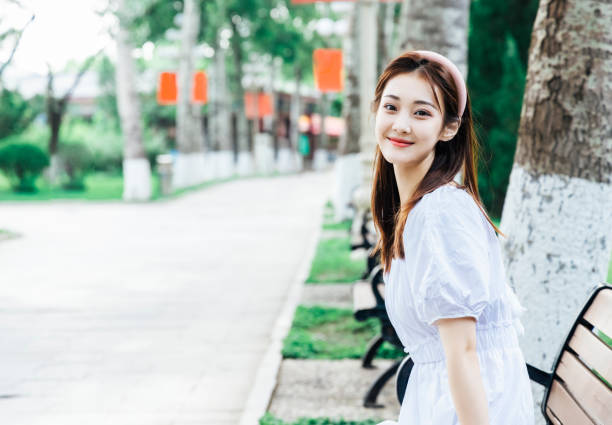 Young girl in the park