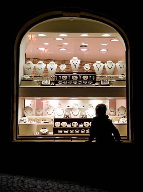 istock Jewelry shop window 147021531