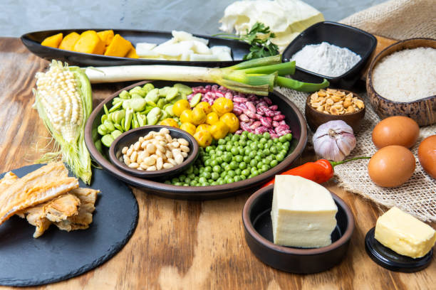 istock Cod, legumes and ingredients to prepare fanesca, a traditional soup from Ecuador 1470219067