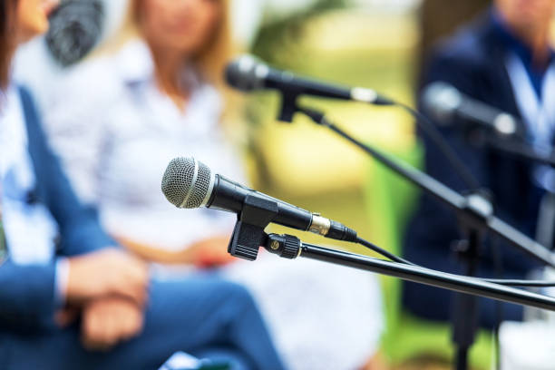 istock Round table event or business meeting 1470222206