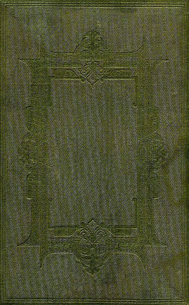 Ancient Cloth Book Cover stock photo