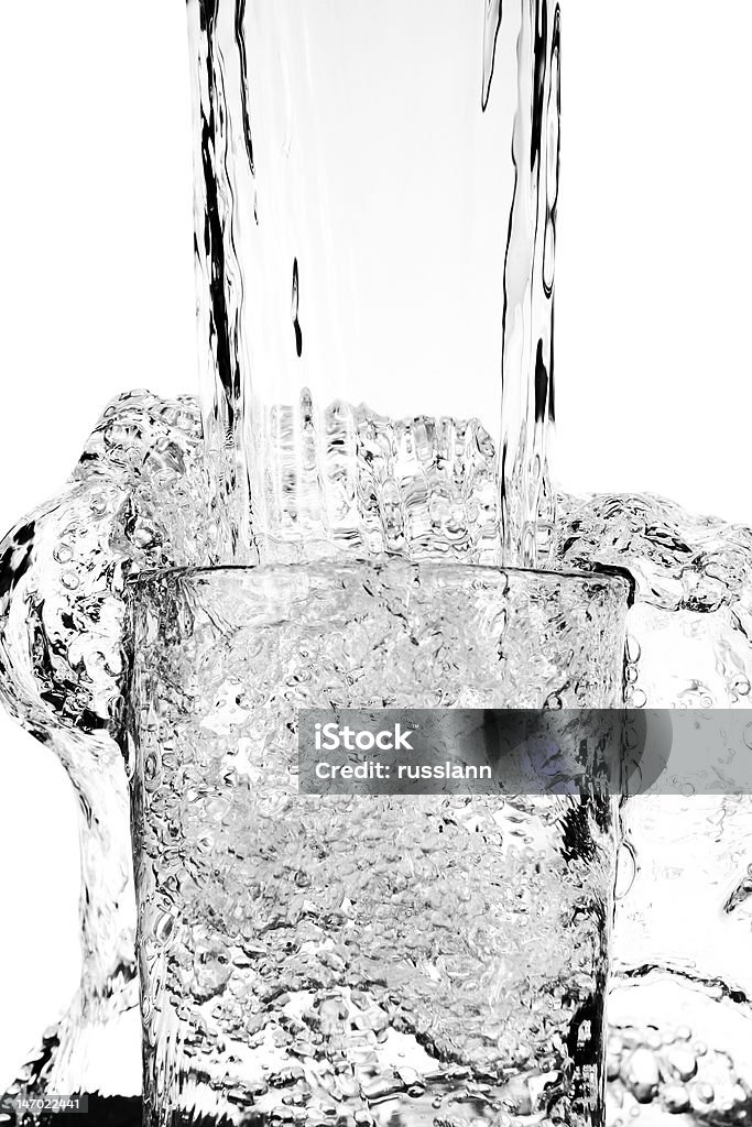 Szklanką wody - Zbiór zdjęć royalty-free (Abstrakcja)