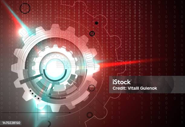 Abstract Technology Background Business Development Direction Stock ...