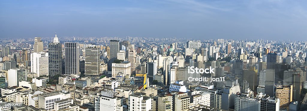 Panoramę San Paulo, Brazylia - Zbiór zdjęć royalty-free (Panorama miasta)