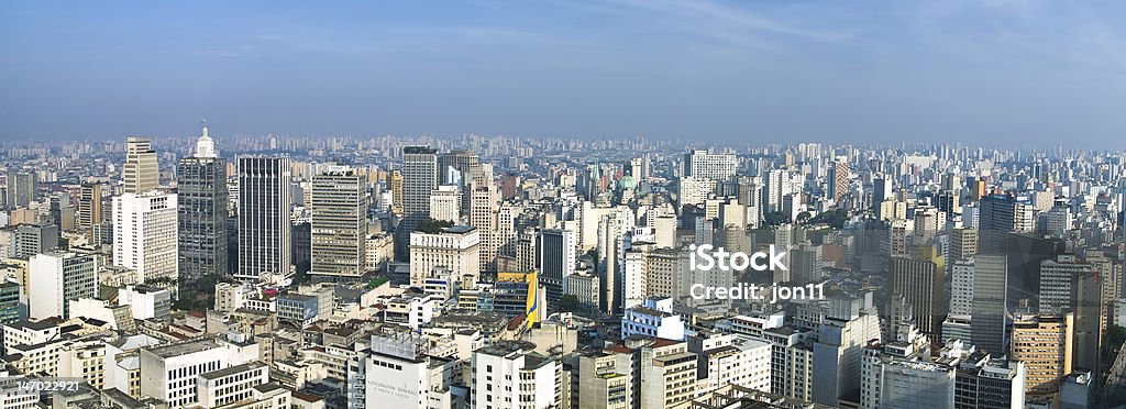 Горизонт Сан-Паулу, Бразилия - Стоковые фото Линия горизонта роялти-фри