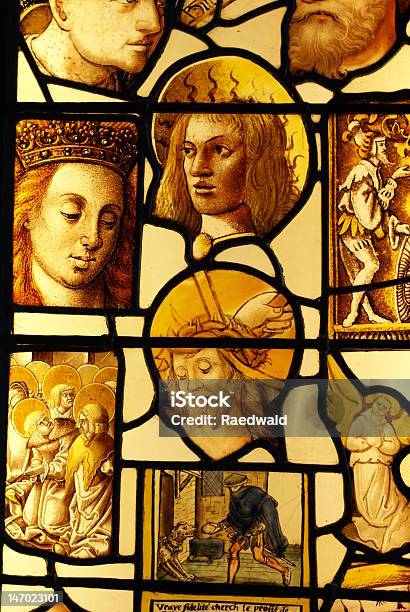 Stained Glass In Kings College Chapel Stock Photo - Download Image Now - Adult, Angel, Art