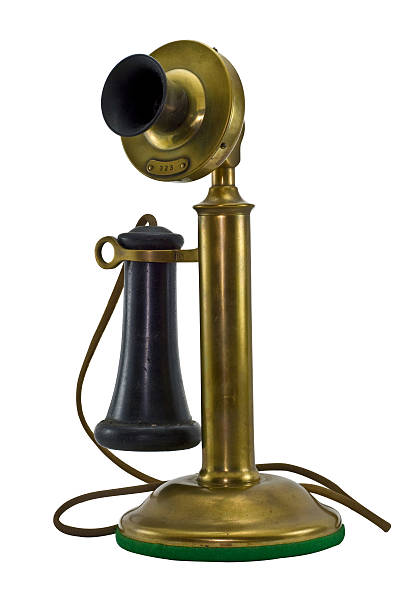 Antique Brass Phone