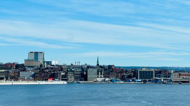 skyline architecture - saint johns river imagens e fotografias de stock