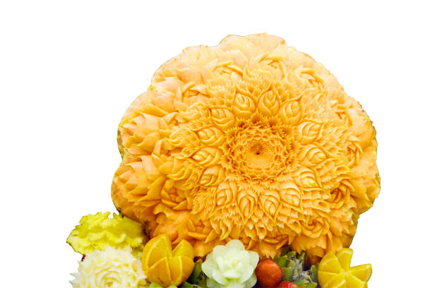 Thailand's traditional food carving has been taught to generations of people.Thailand's traditional food carving has been taught to generations of people.