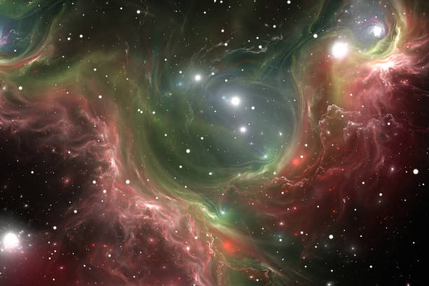 istock Giant glowing nebula. Space background with nebula and stars 1470241807