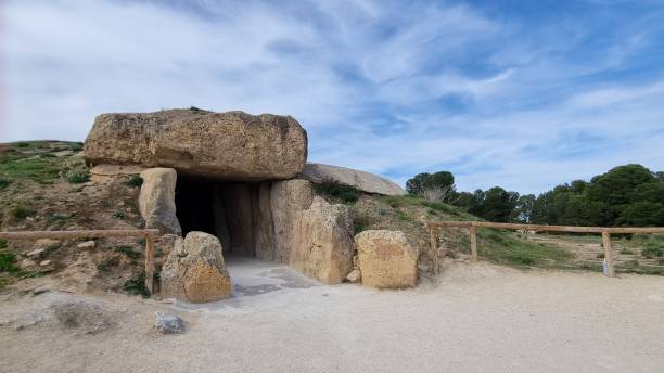 istock Antequera Dolmens Site with ancient structures in Spain 1470243575