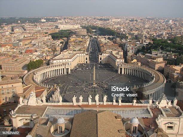 Peter Square Stock Photo - Download Image Now - Aerial View, Ancient, Capital Cities
