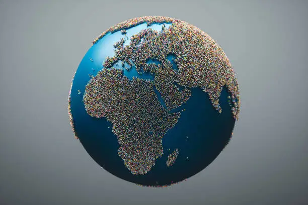 Photo of People Forming The Globe
