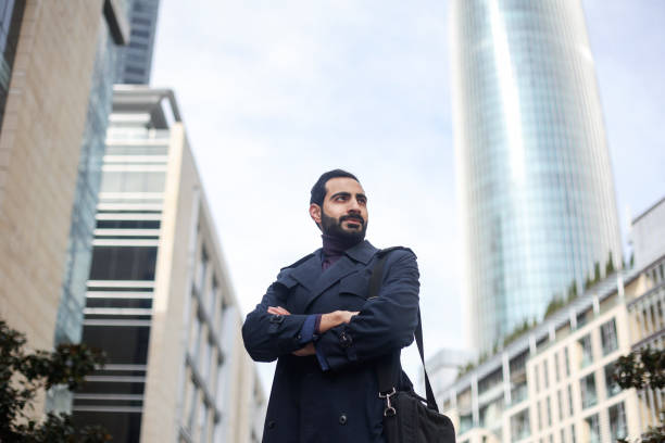 istock Arab businessman in a city 1470246062