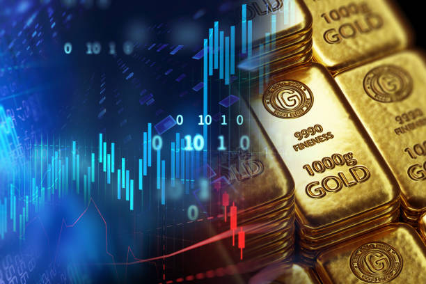 istock stack of  shiny gold bars on financial gold price graph  3d illustration 1470247384