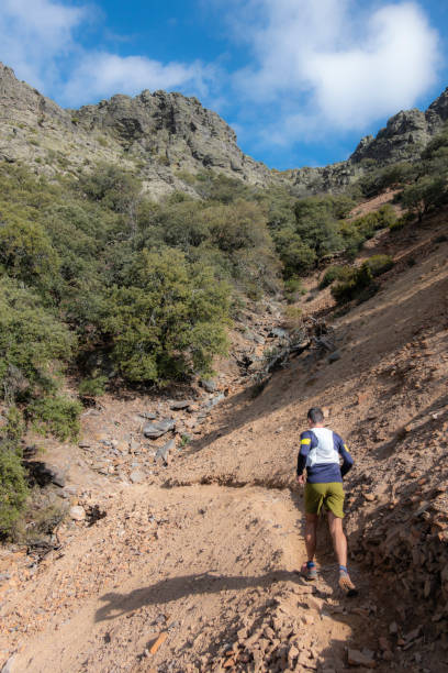 istock Sportsman running in the mountains 1470251579