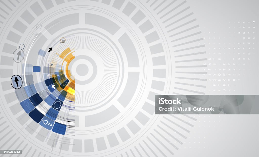 Future Backround Simple New Future Technology Concept Abstract Background Stock Illustration ...