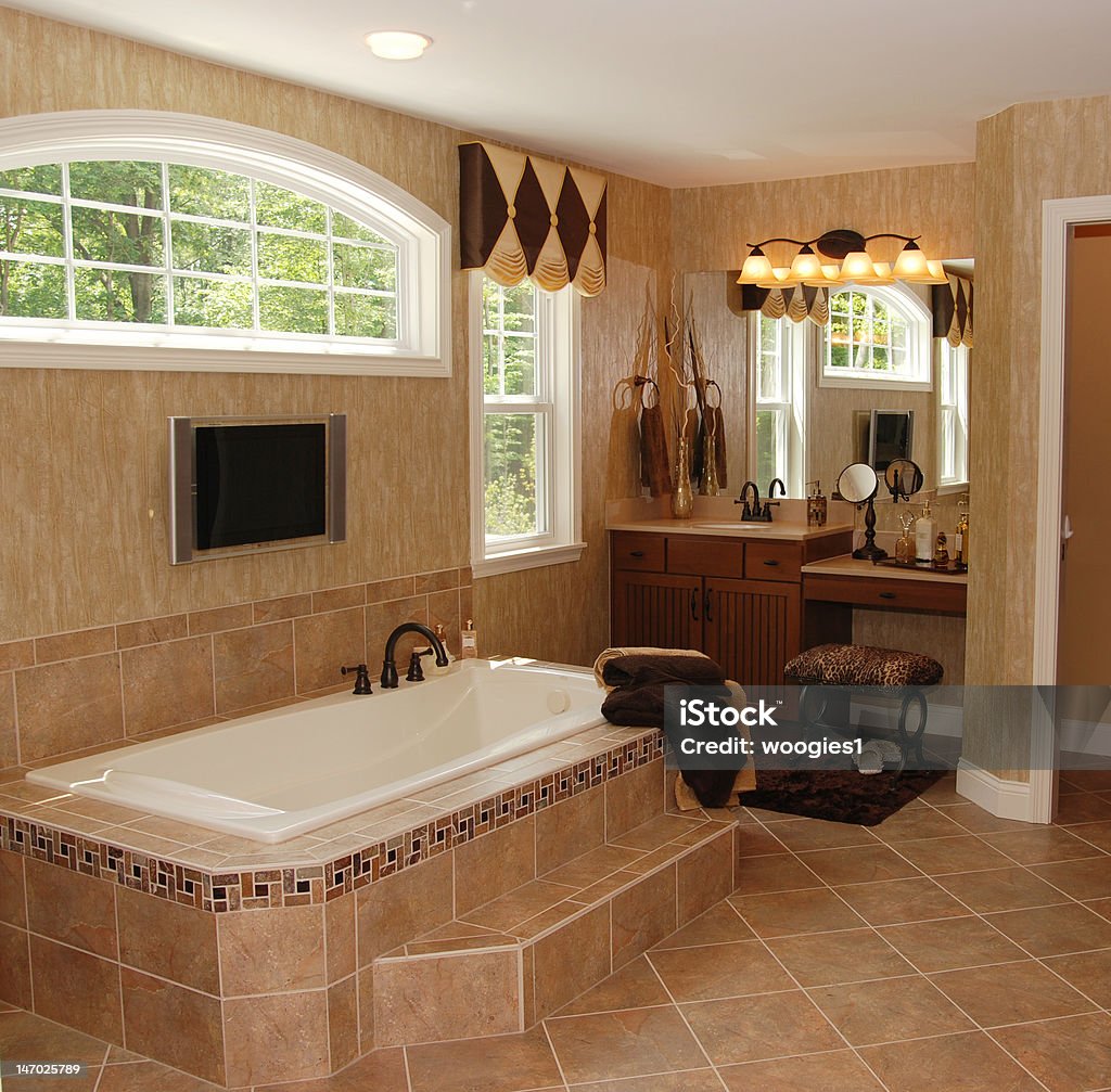 Bathroom A Beautiful interior of a bathroom Bathroom Stock Photo