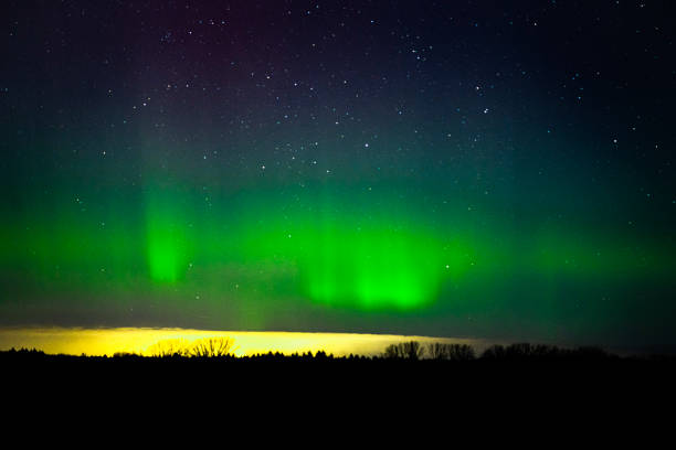 istock Aurora Borealis over north germany at winter night 1470258087