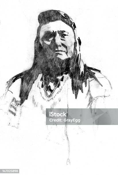 Nativa Pessoa Americano - Arte vetorial de stock e mais imagens de Chief Joseph - Chief Joseph, Povos ameríndios, Cultura Tribal da América do Norte