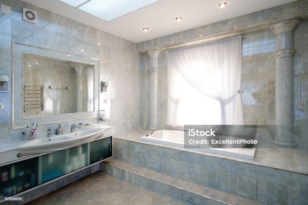 Bagno di lusso - Foto stock royalty-free di Albergo